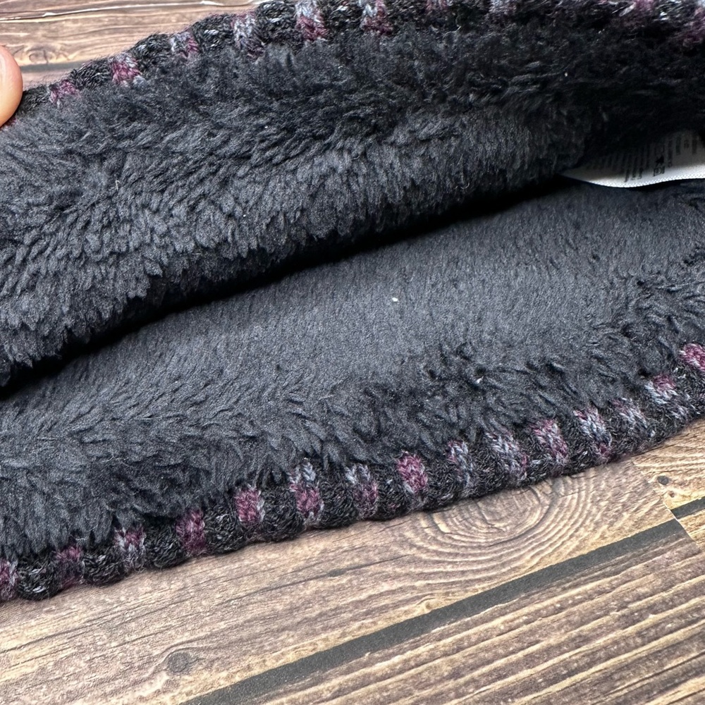 Lululemon Textured Fleece Lined Knit Ear Warmer NWT ONE SIZE (C8DH/BLK) - Picture 8 of 9